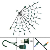 18-Inch Multi-Strand: 50 Lights: Incandescent BLUE & AMBER