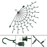 18-Inch Multi-Strand: 50 Lights: Incandescent RED & WHITE