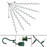 35-Inch Multi-Strand: 100 Lights: Incandescent RED & WHITE