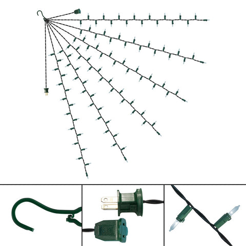 35-Inch Multi-Strand: 100 Lights: Incandescent MULTICOLOR: Item #S003M