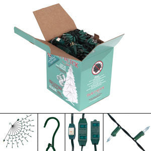 6-7' Tree Lighting Kit: Incandescent: 1000 Lights: CLEAR: Item# K041C