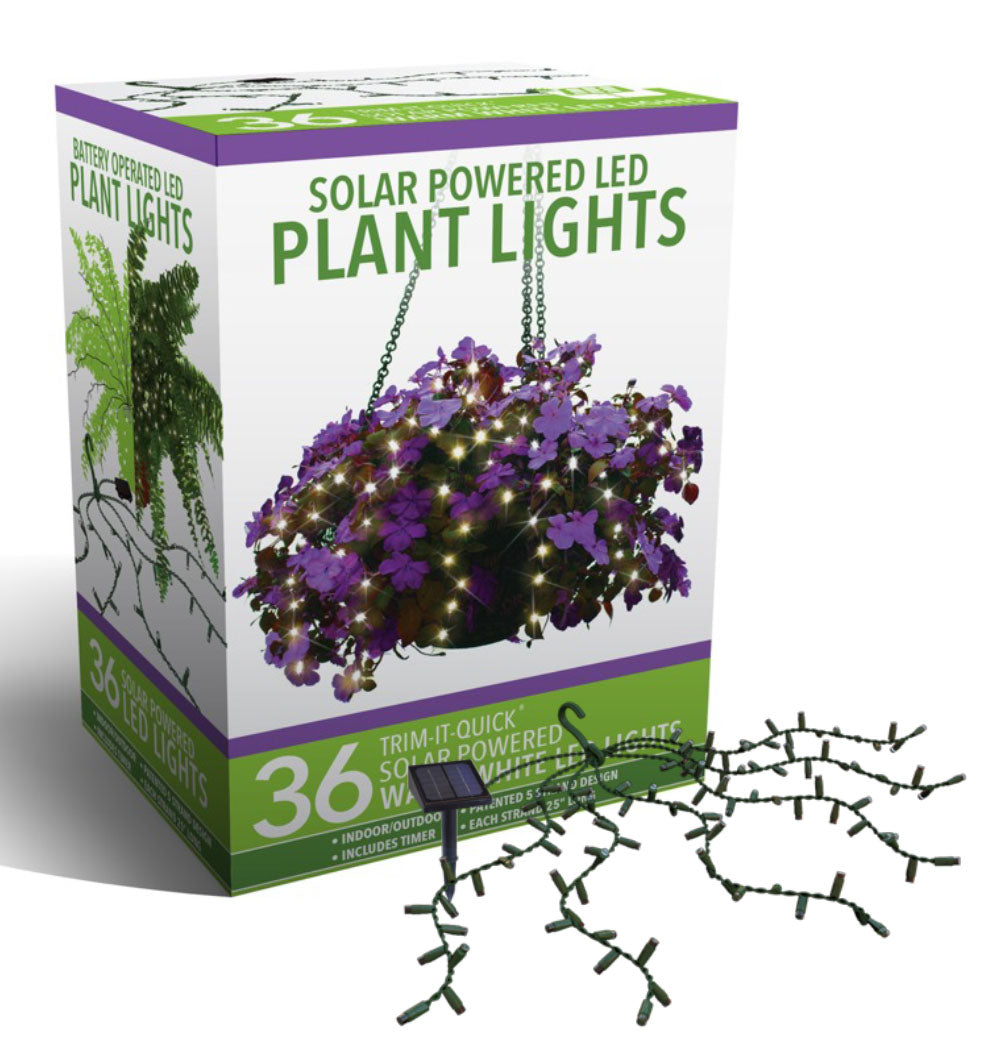 solar powered grow lights for indoor plants SOLAR LED Plant Lights, 36 Warm White, 22", #ST004W-36 – Trim-It-Quick!